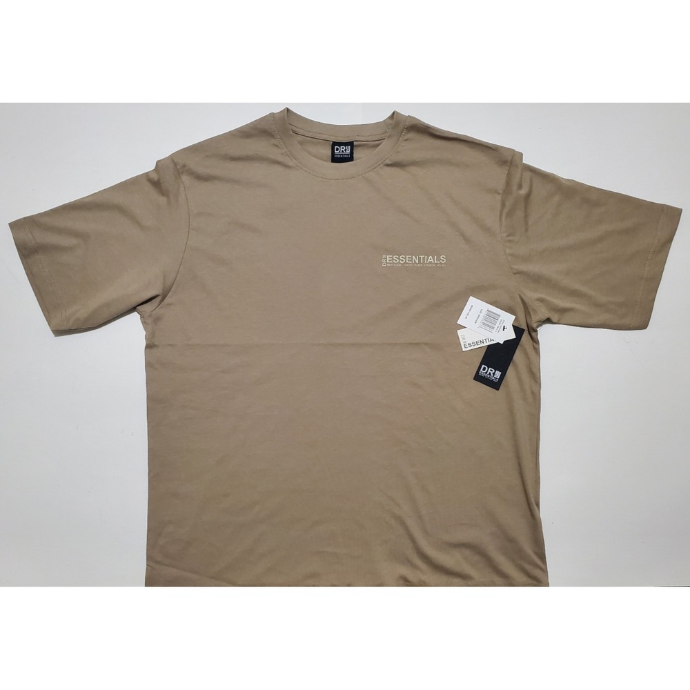 Dr. Essentials Men's T-Shirt Size M Light Brown 100% Cotton RN 123827 Tee Shirt